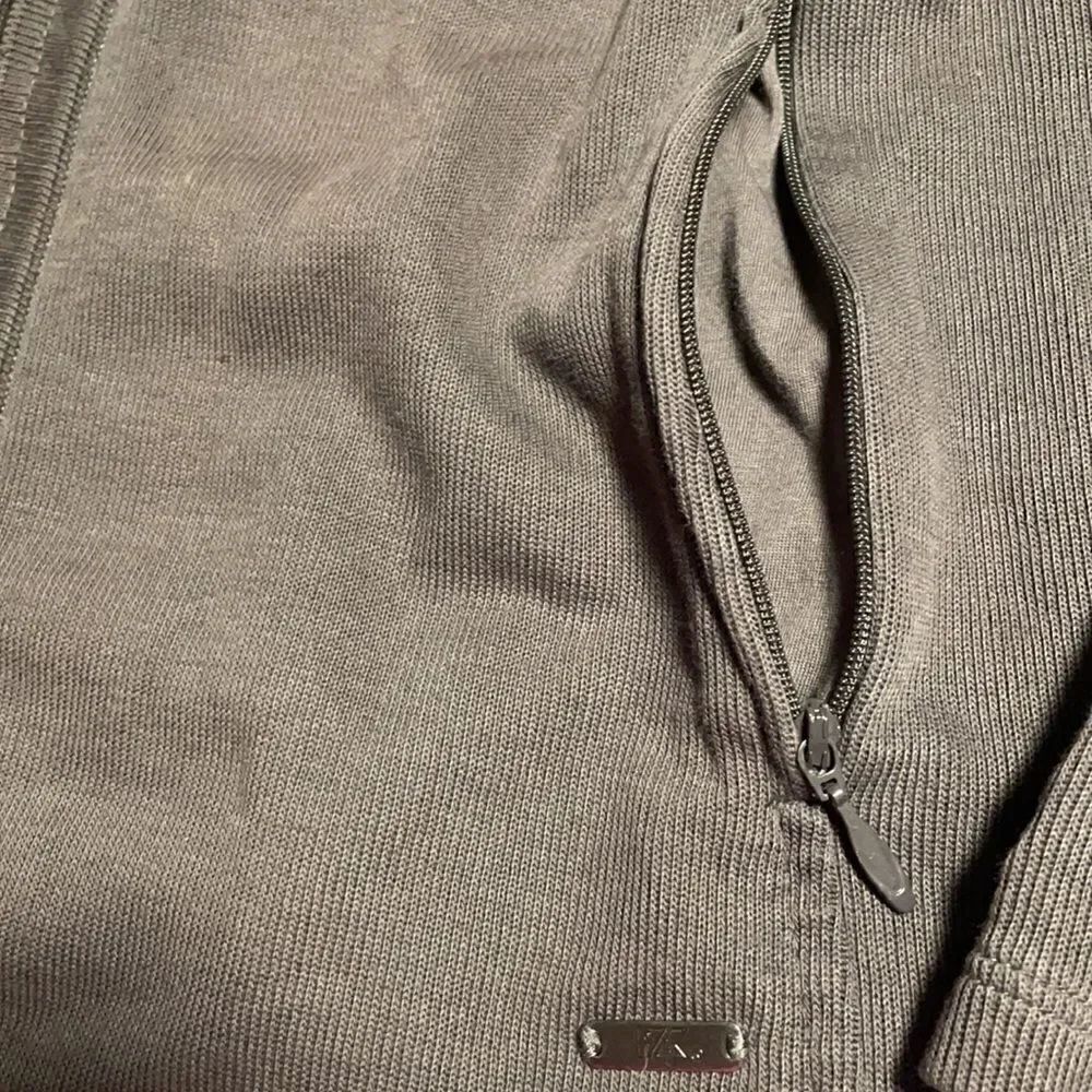 Cutter & Buck 100% Supima cotton fine rib zip jacket with zip pockets size S/P - Picture 5 of 11